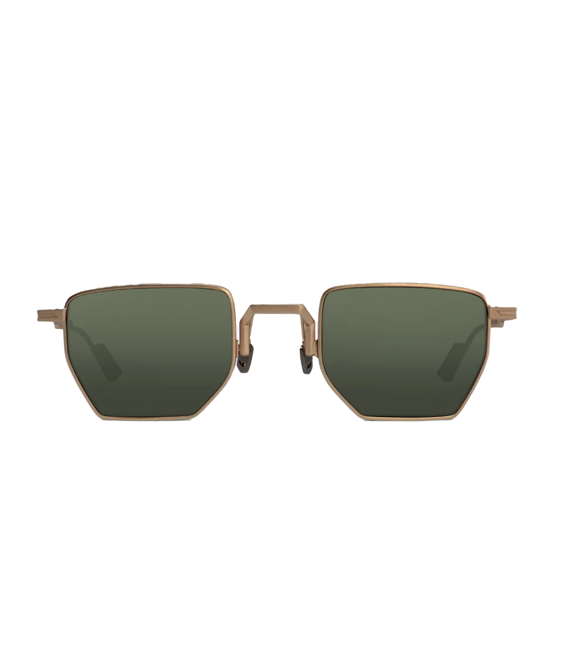 Aldo Sunglasses in Rose Gold & Green