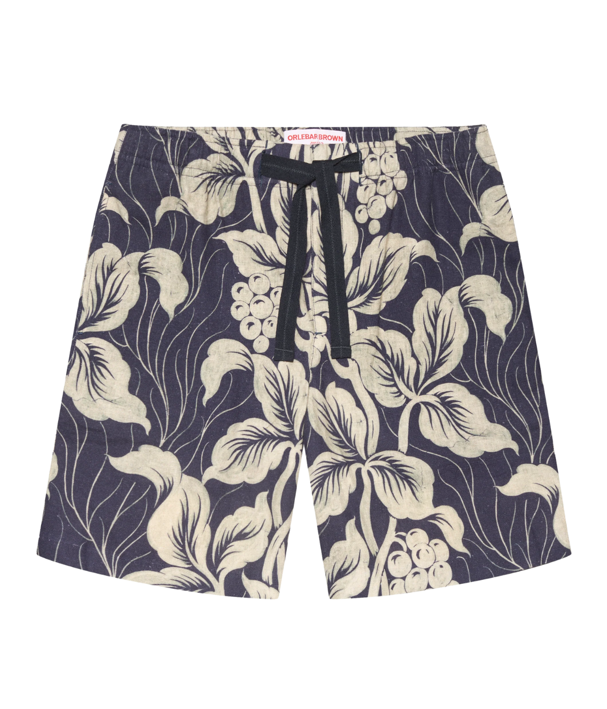 Alex Linen Short in Night Iris