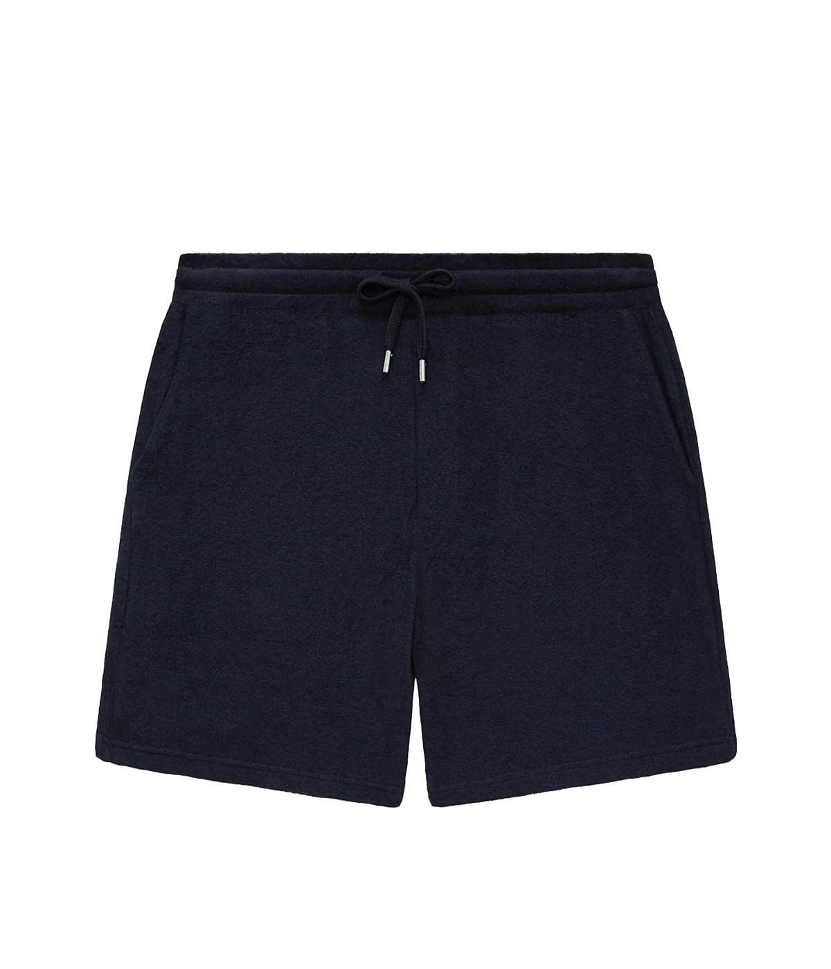 Augusto Terry Shorts in Navy Blue