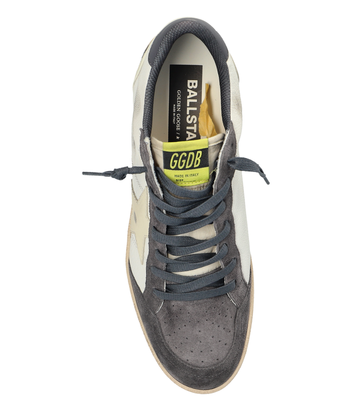 Ball Star Sneaker In White/Beige/Blue