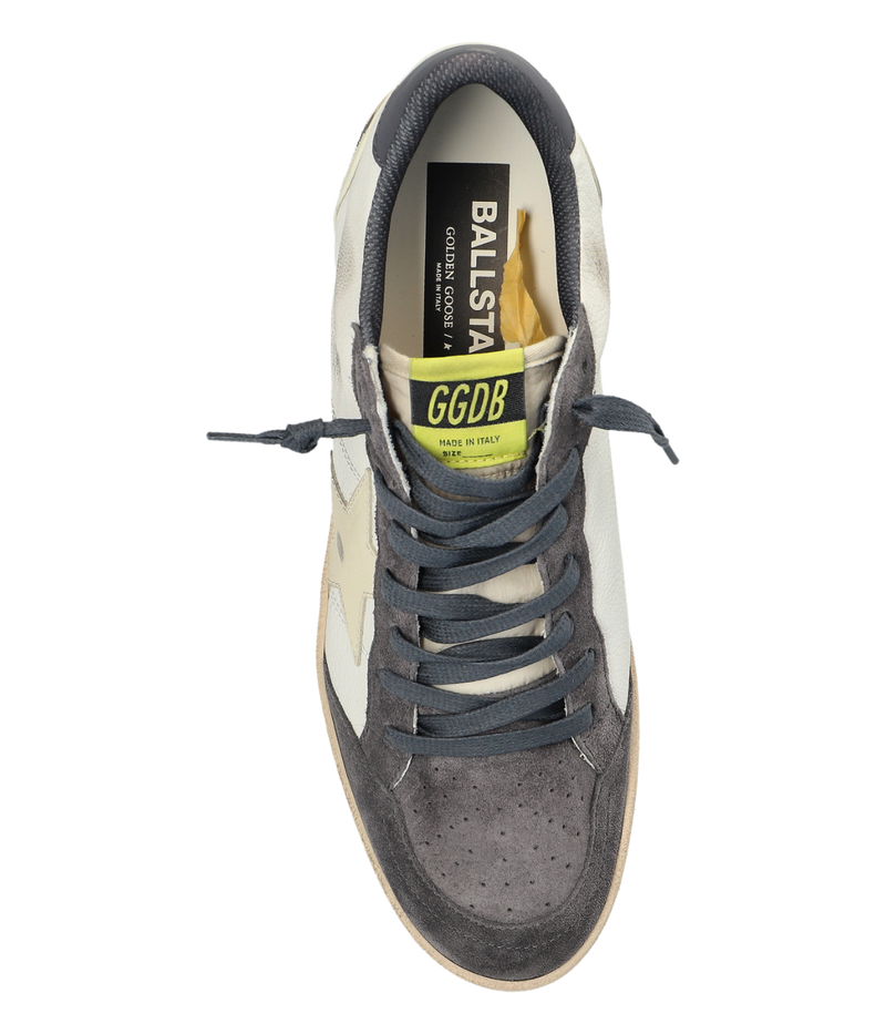 Ball Star Sneaker In White/Beige/Blue