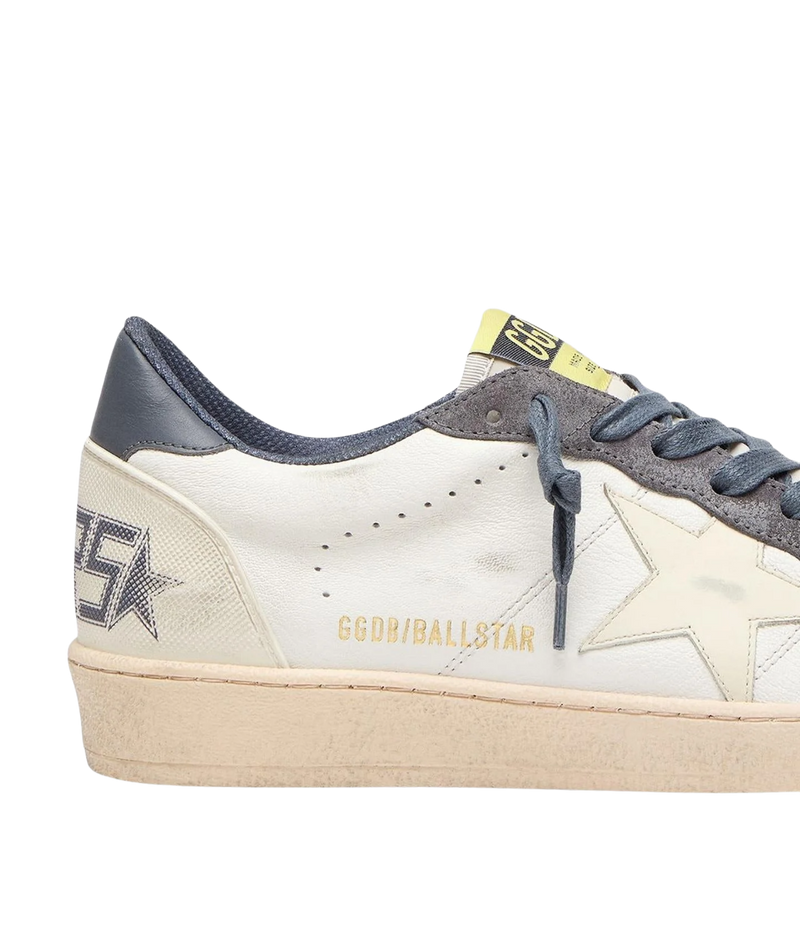 Ball Star Sneaker In White/Beige/Blue