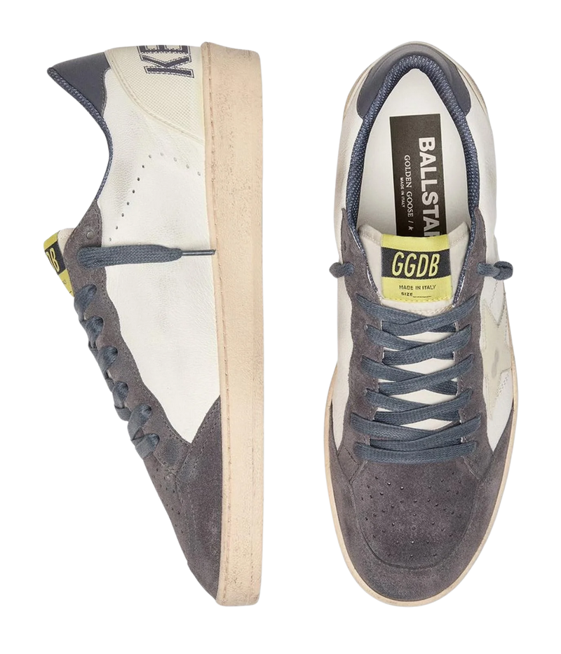 Ball Star Sneaker In White/Beige/Blue