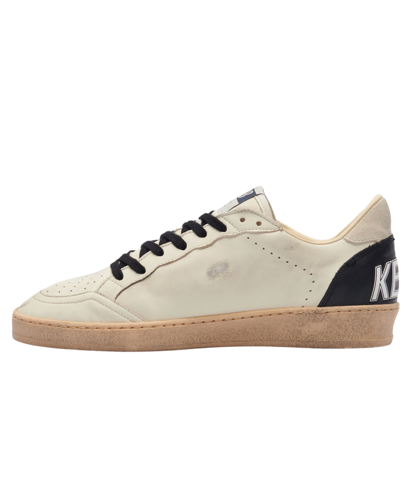 Ball Star Sneaker In White/Beige/Platinum/Black