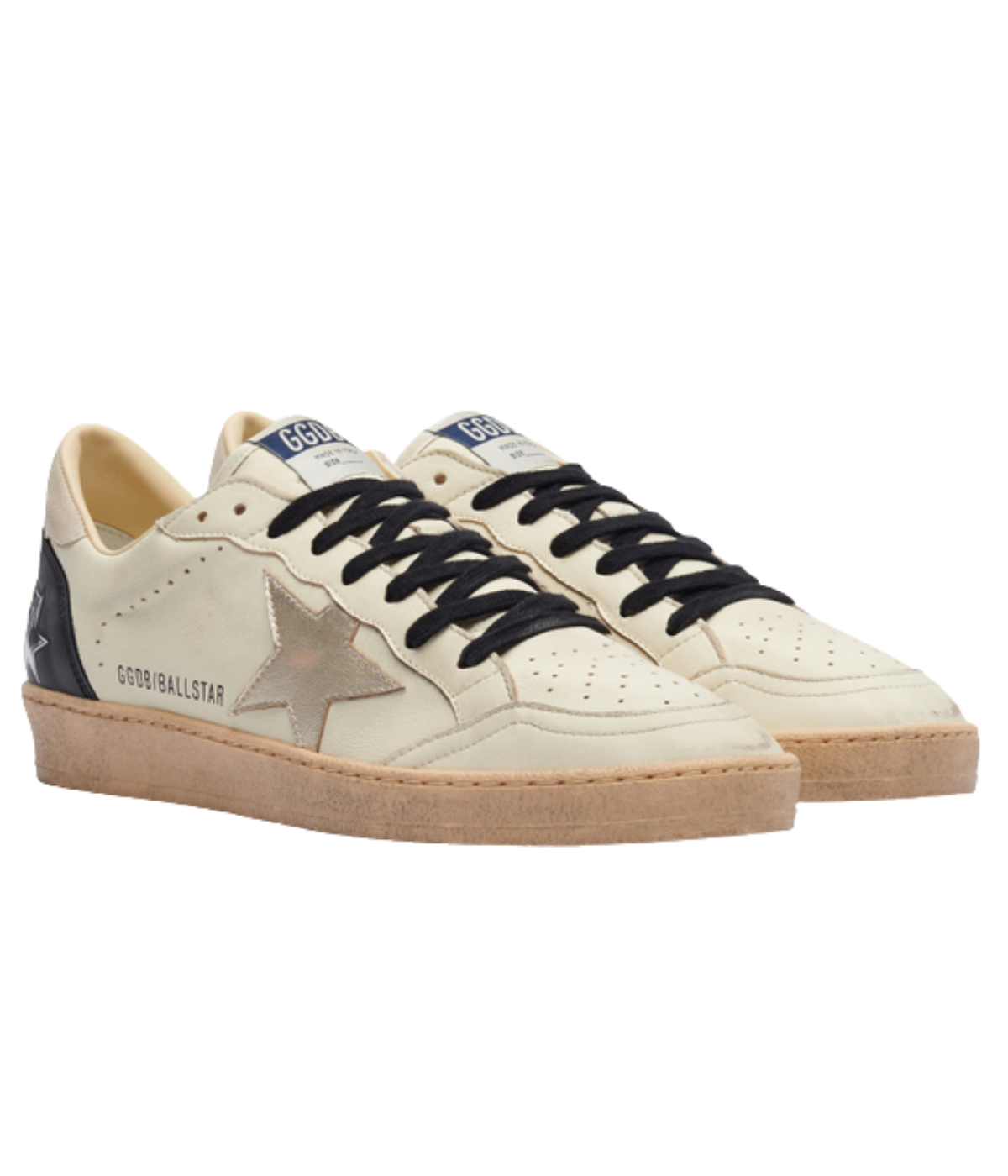 Ballstar Sneaker In White/Beige/Platinum/Black