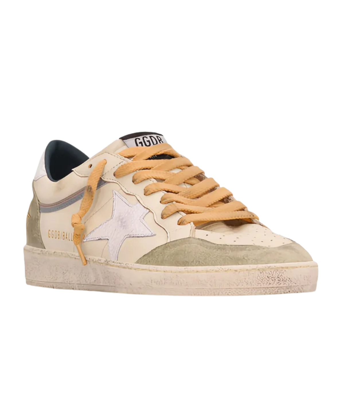 Ballstar Sneaker In White/Nut Green