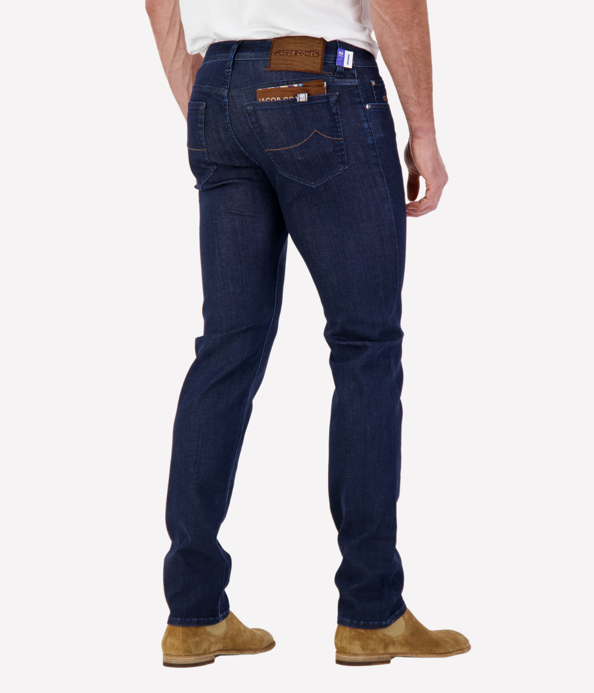 Bard 5 Pkt Slim Fit in 100D Dark Brown