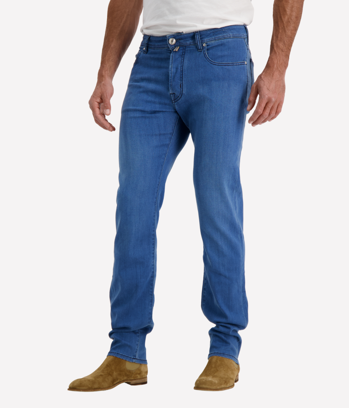 Bard 5 Pkt Slim Fit in 200D Bright Blue Patch