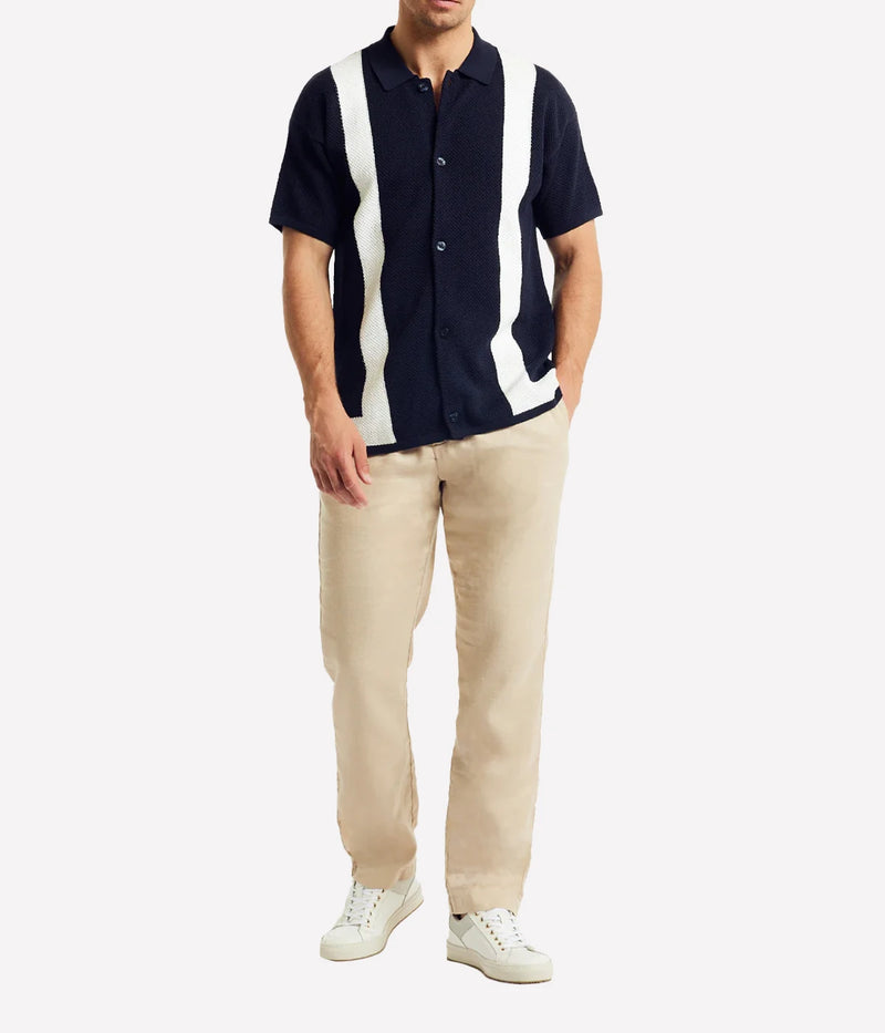 Barretos Knitted Cardigan Cardigan in Navy
