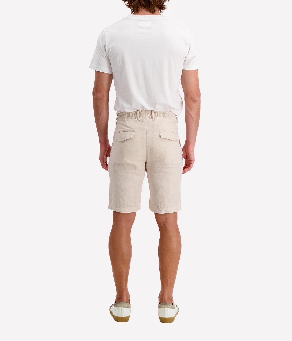 Bermuda Tie Shorts in Sand