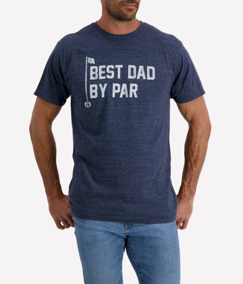 Best Dad By Par Tee in Navy