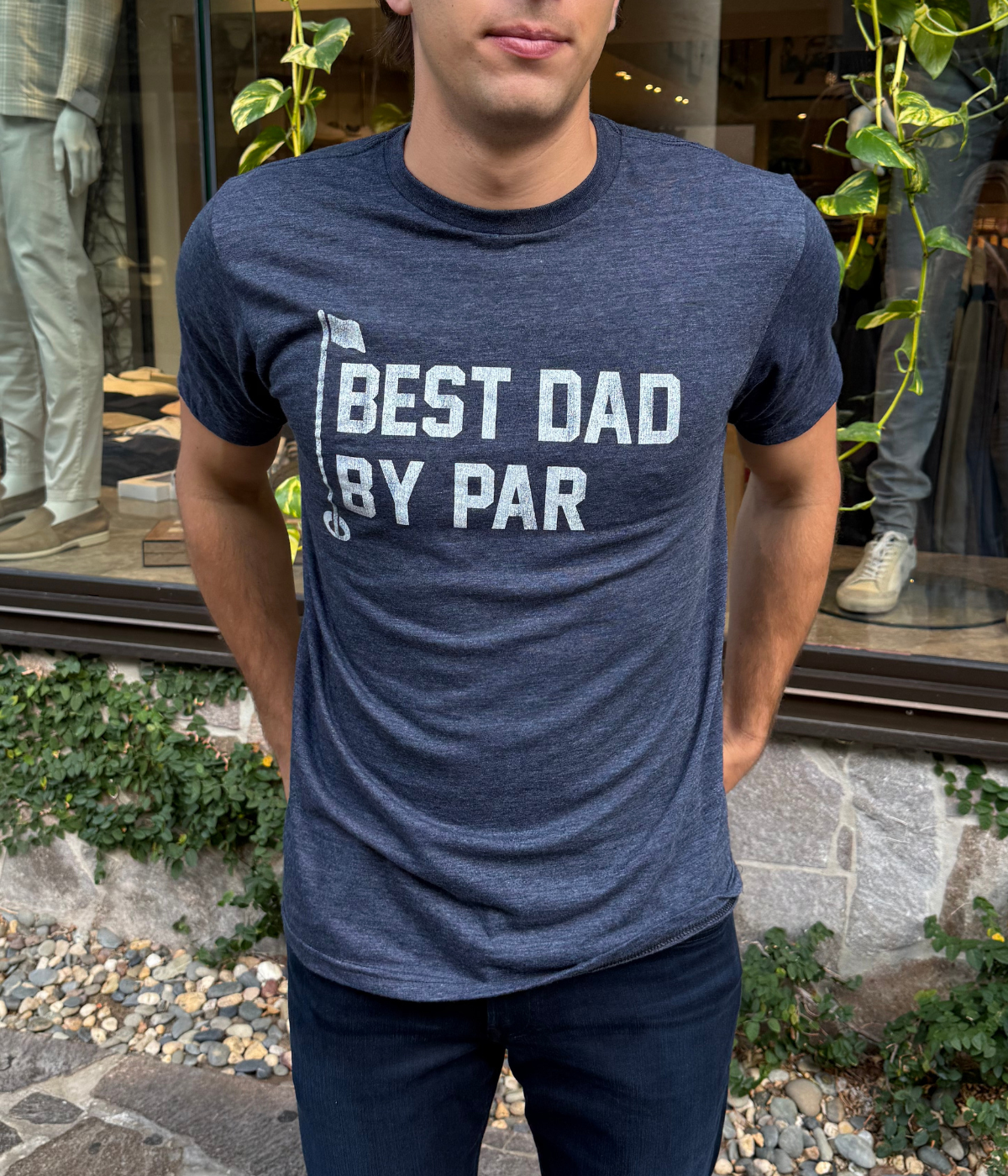 Best Dad By Par in Navy