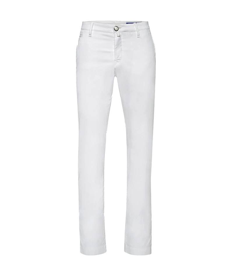 Bobby Slim Fit Pants in White