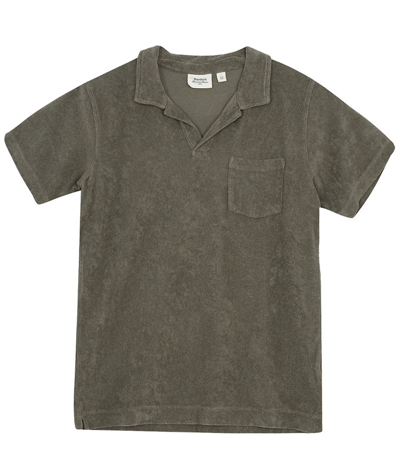 Bouclette Polo in Military