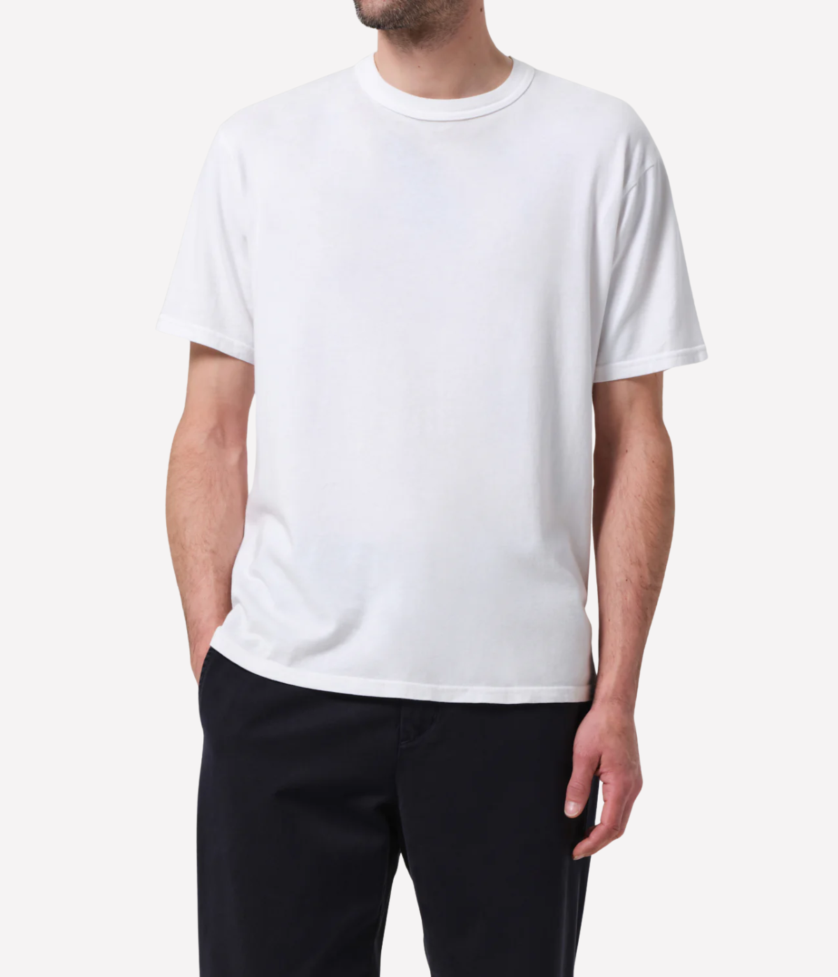 Box Tee in White