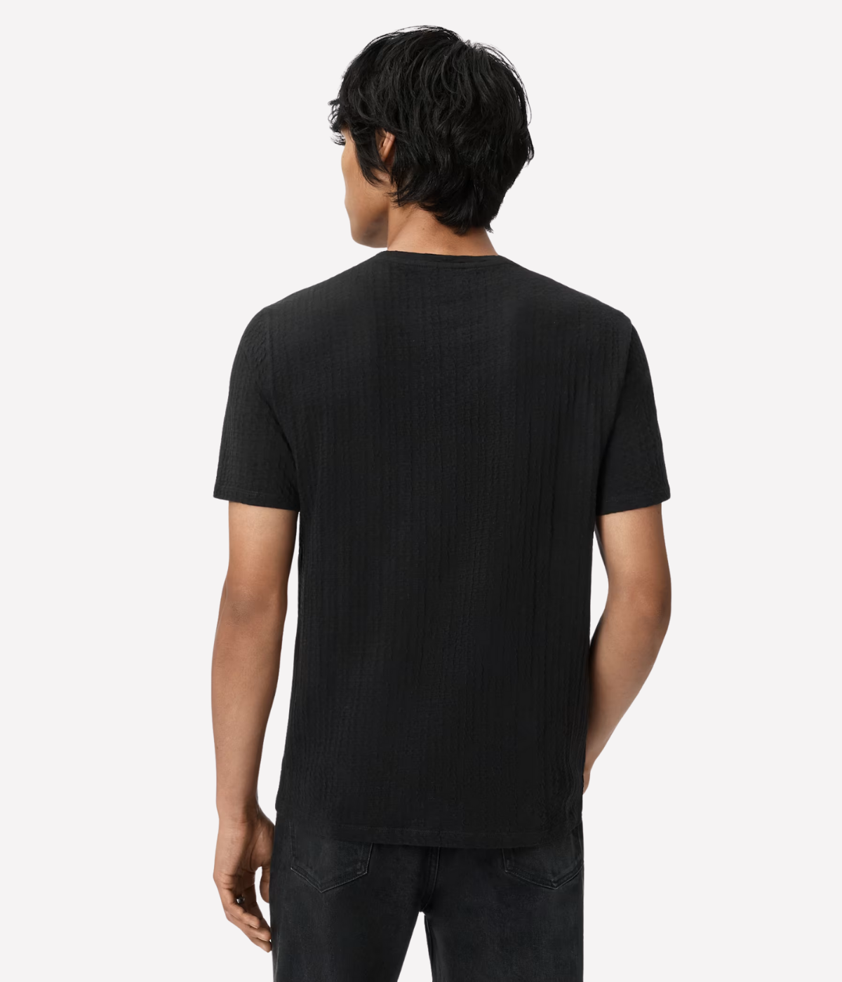 Brasse Short Sleeve Crew Tee in Black