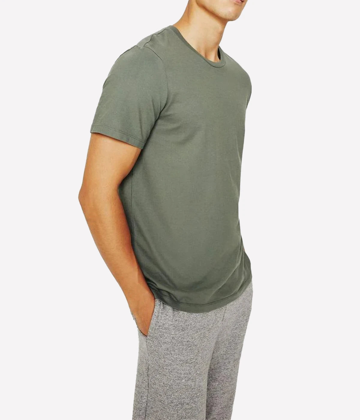 Bryce Crew in Vintage Infantry Green