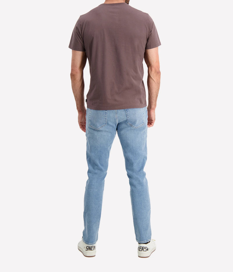 AG Jeans Bryce Crew in Brown Slate – Back View Cotton Crew Neck T-Shirt