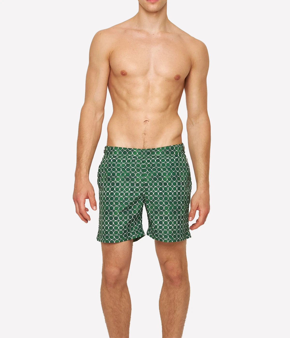 Bulldog Geo Tile Boardshort in Costal Garden