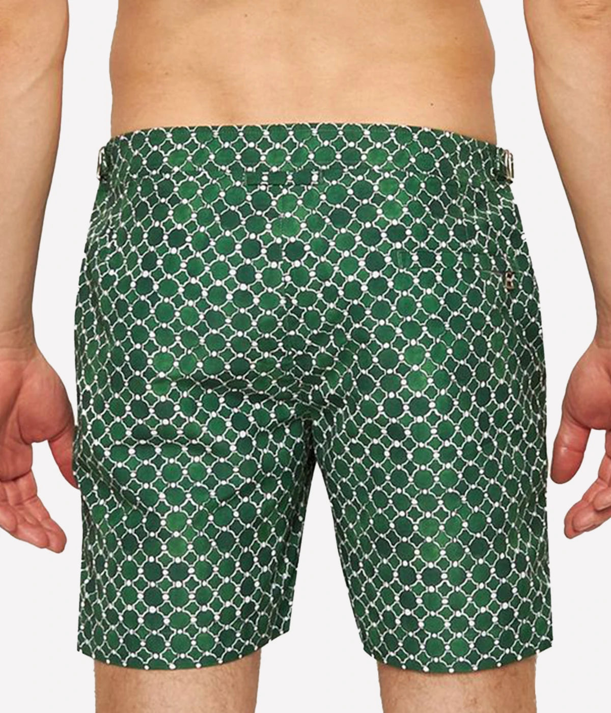 Bulldog Geo Tile Boardshort in Costal Garden