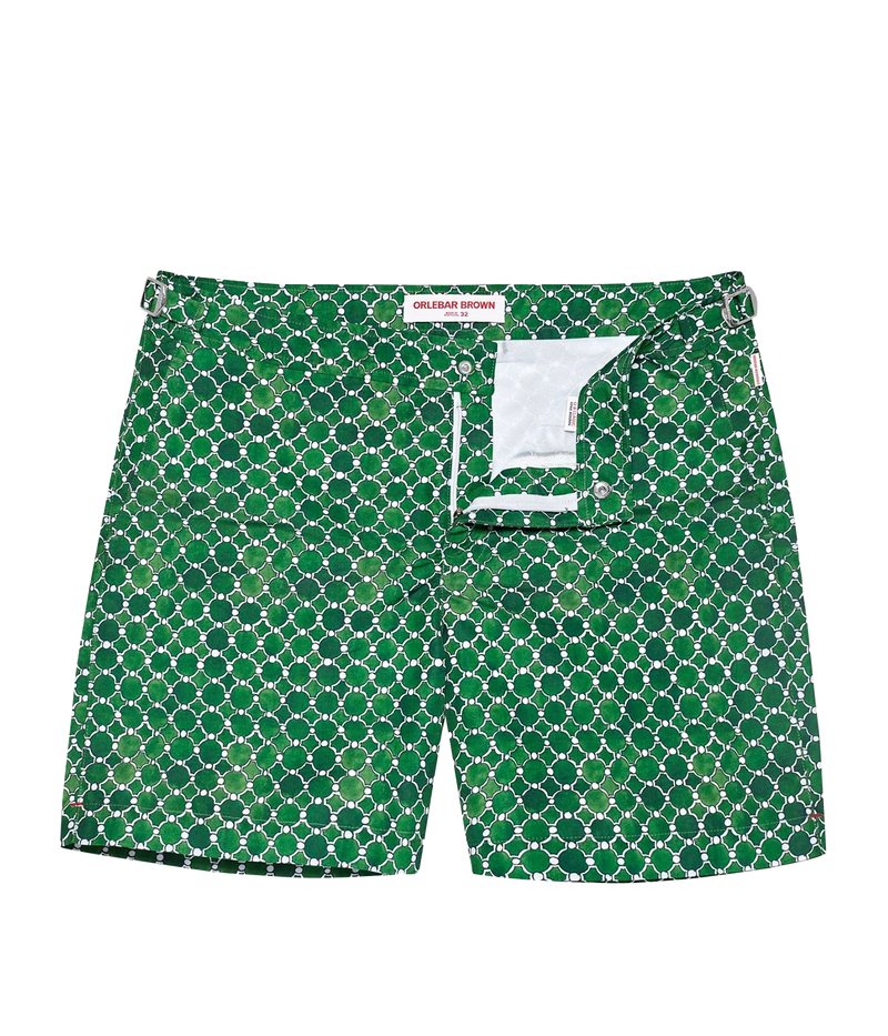 Bulldog Geo Tile Boardshort in Costal Garden