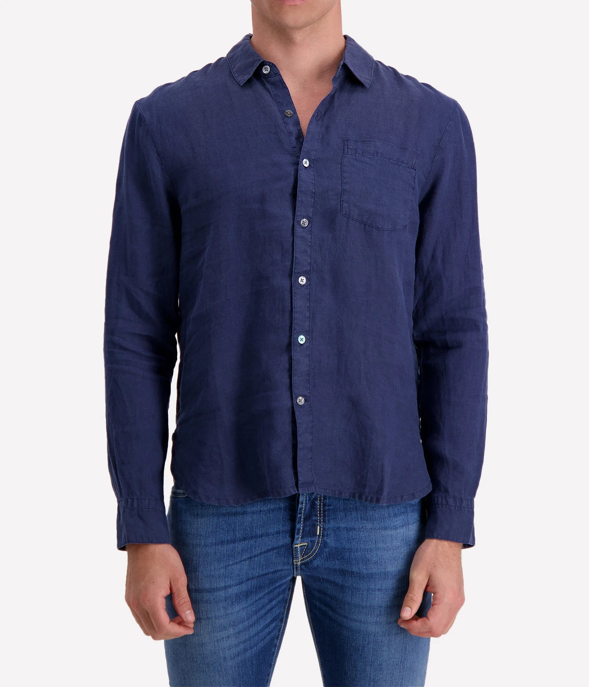 Revised Linen Shirt in Imperial Pigment