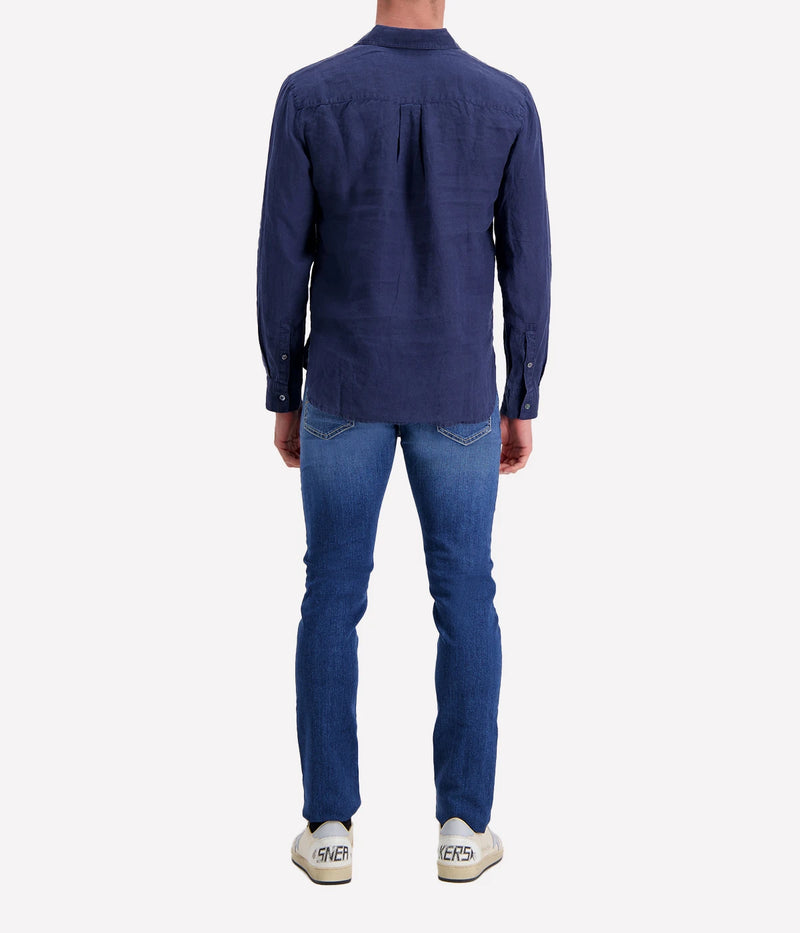 Revised Linen Shirt in Imperial Pigment