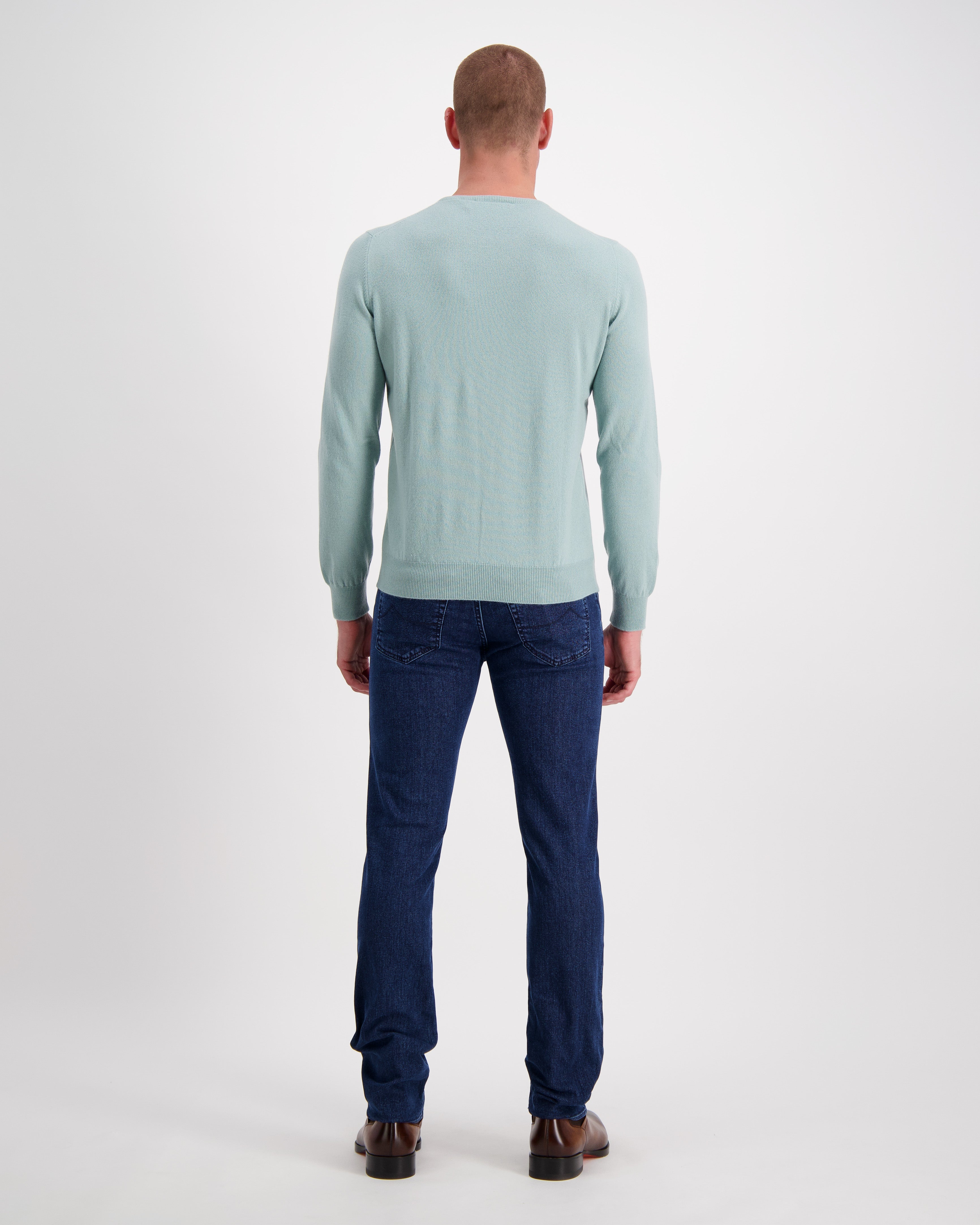 Long Sleeve Crew in Sage