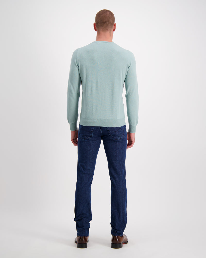 Long Sleeve Crew in Sage