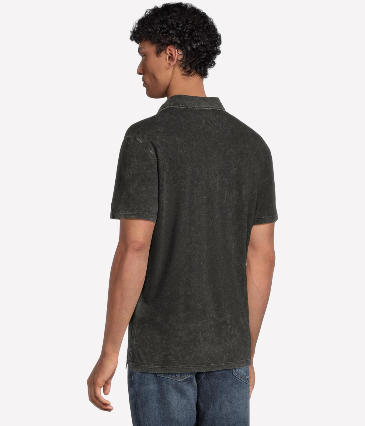 Carsten Short Sleeve Polo in Black