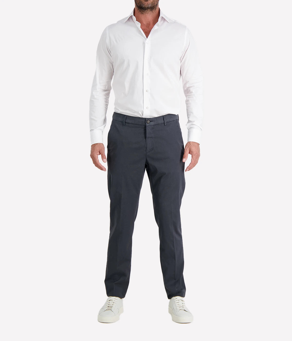 Chino Pants In Nero