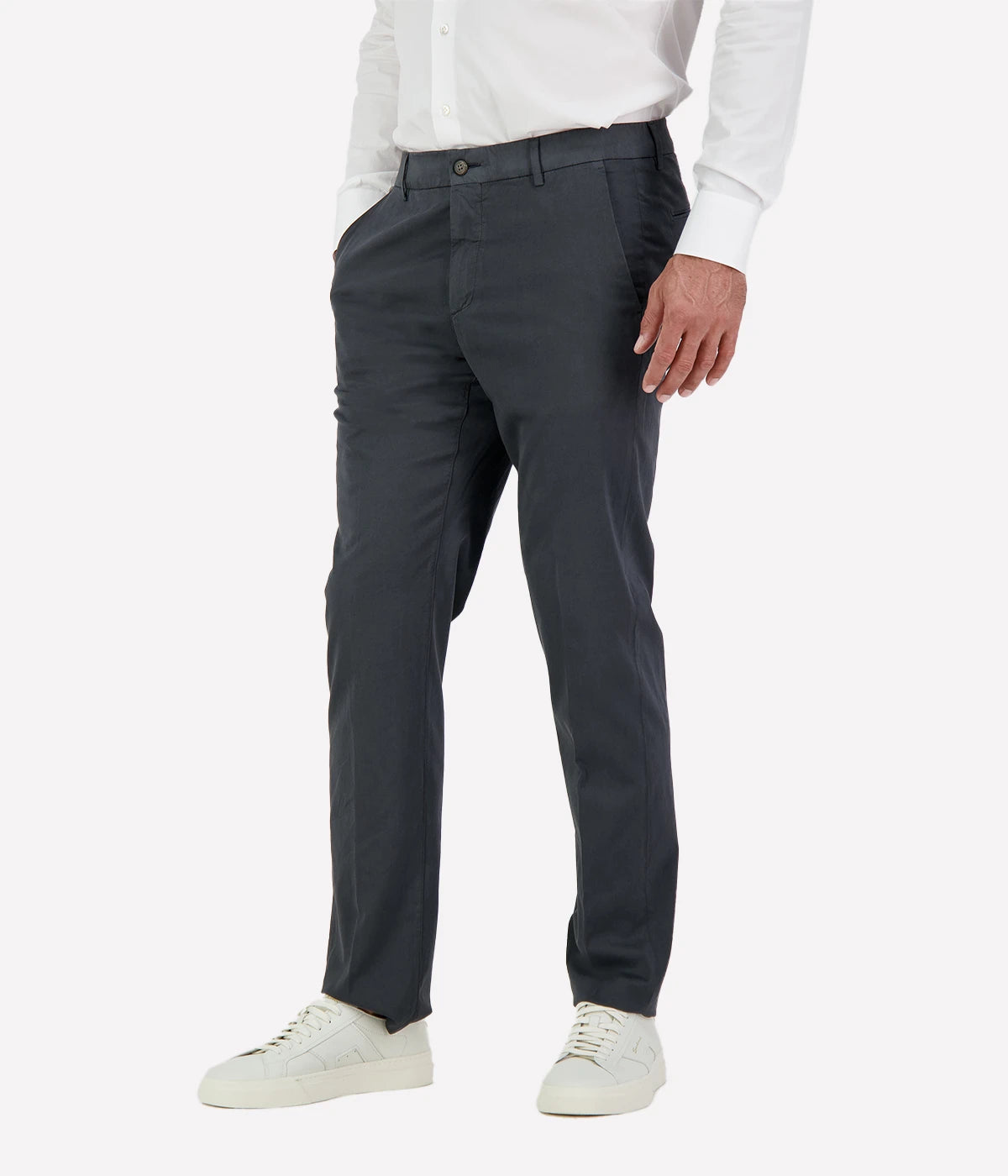 Chino Pants In Nero