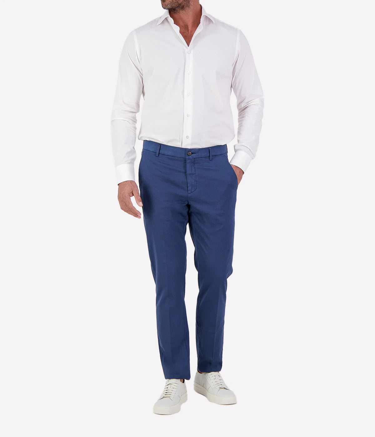 Chino Pants In New Blue