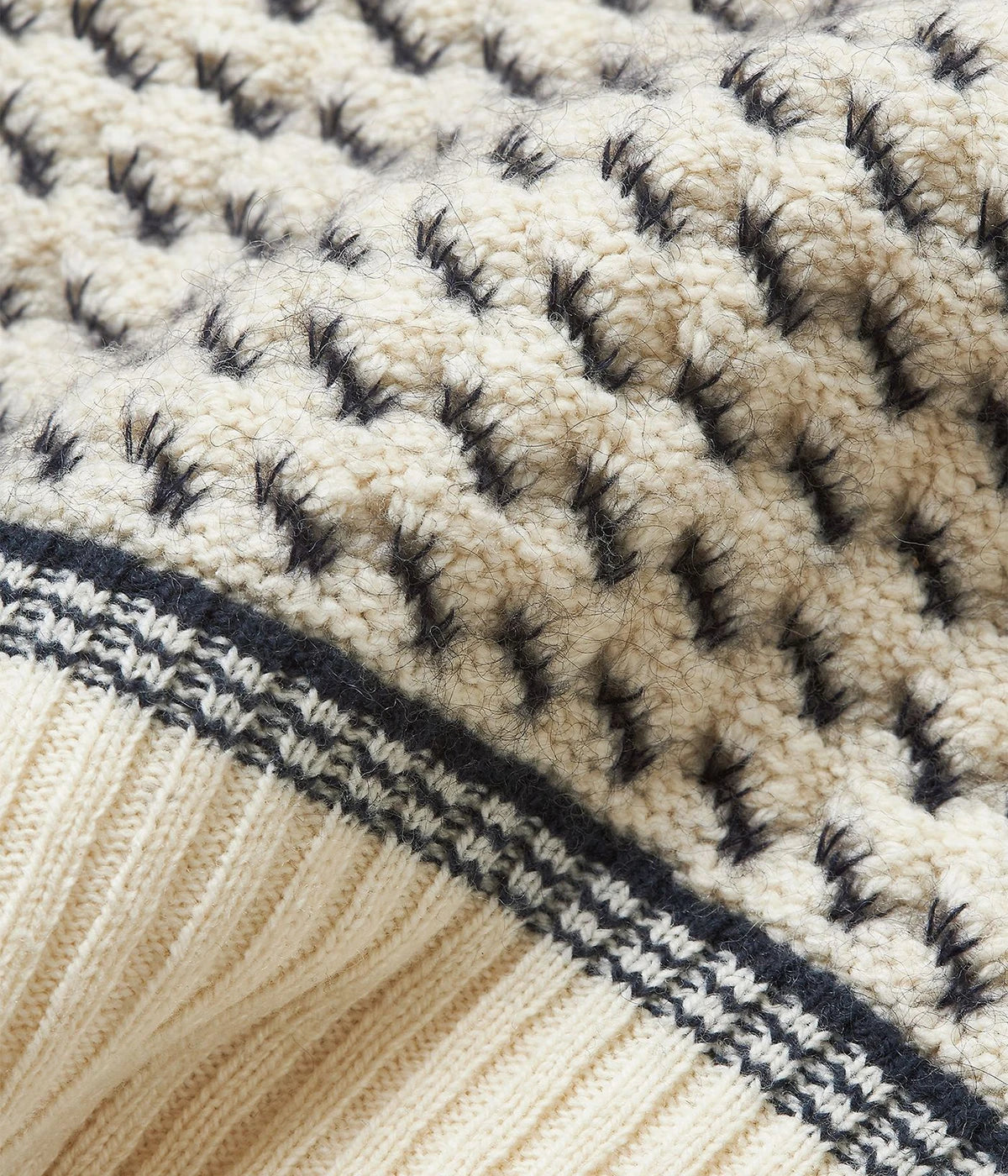 Corrin Knit Jumper in Azul Blue Cashew