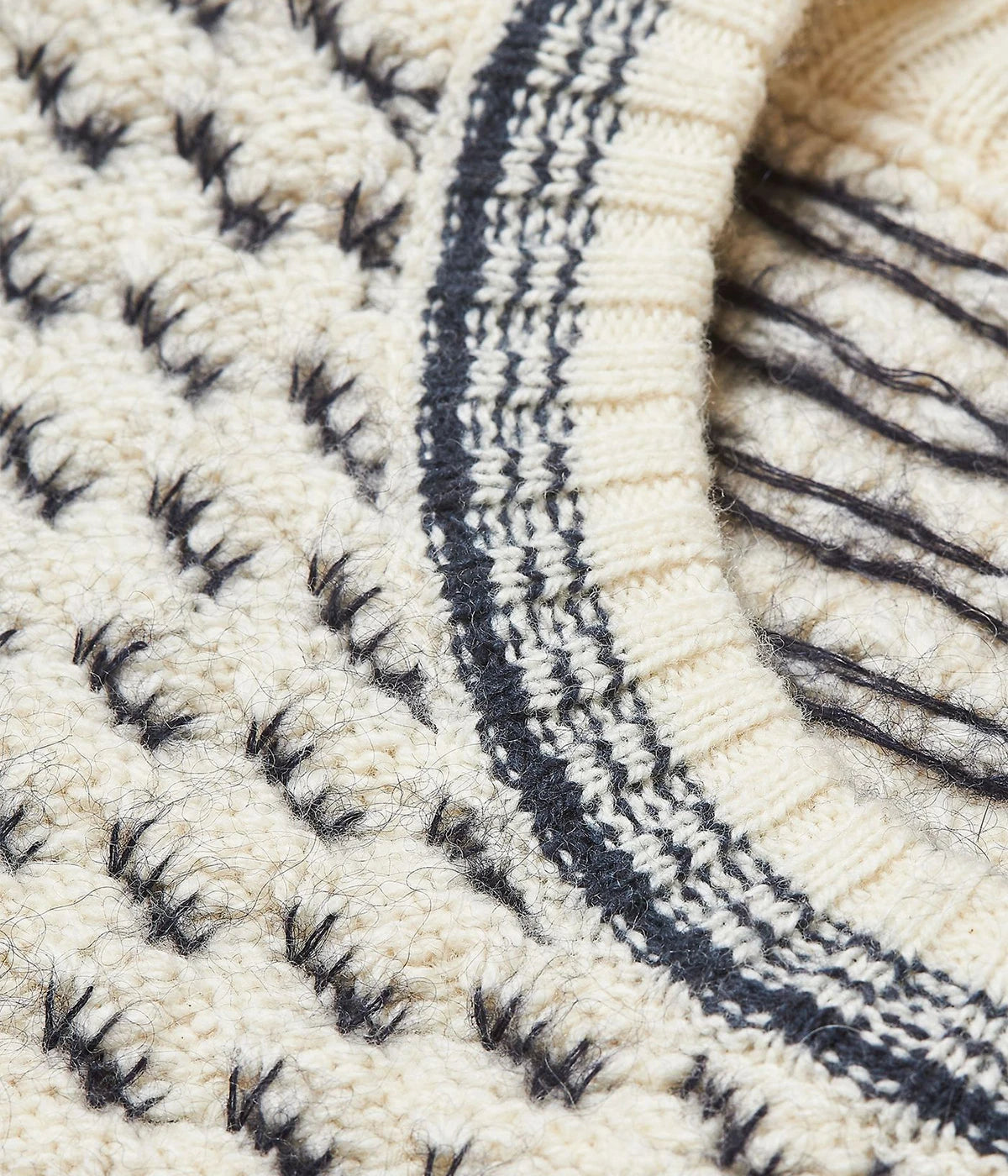 Corrin Knit Jumper in Azul Blue Cashew