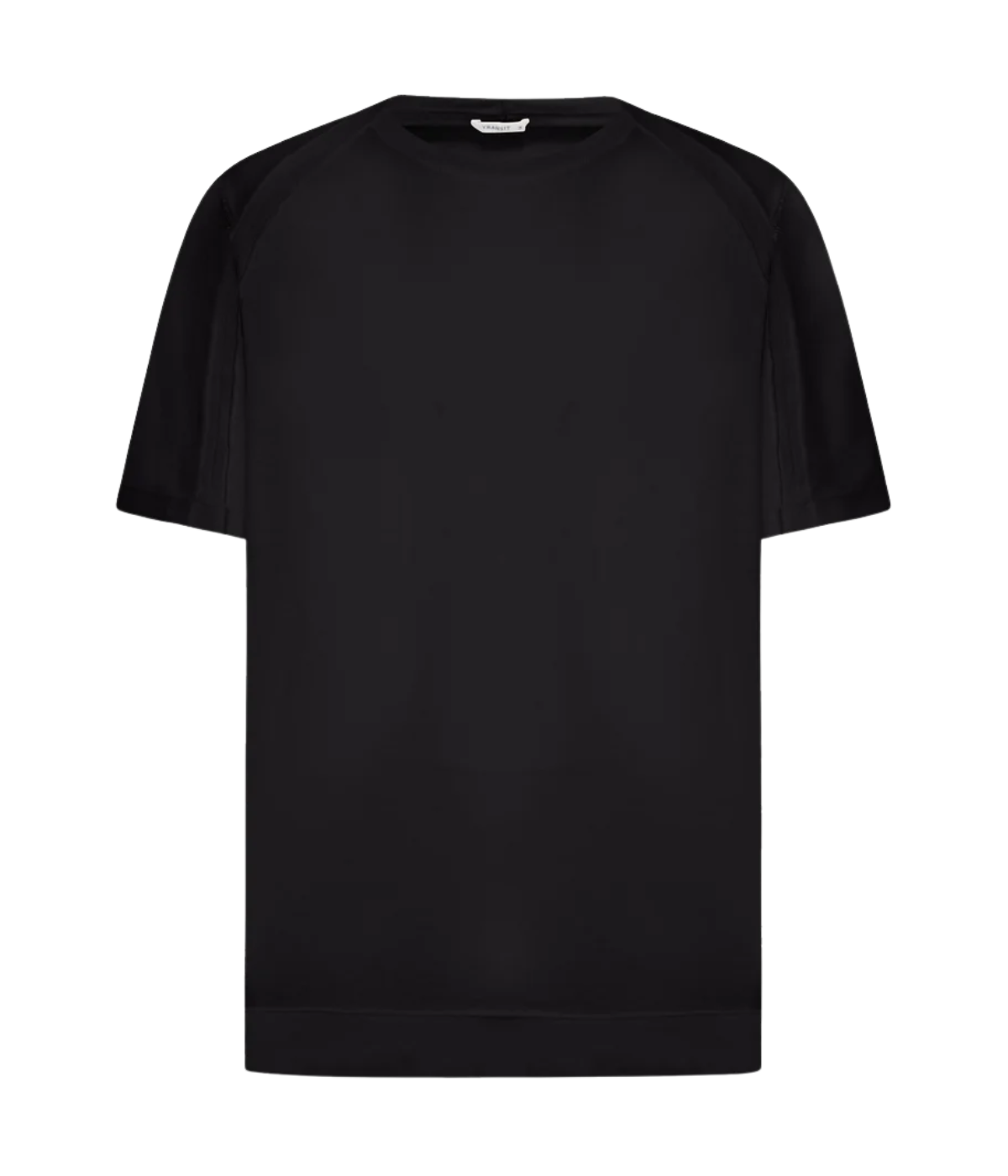 Cotton Linen T-Shirt in Black