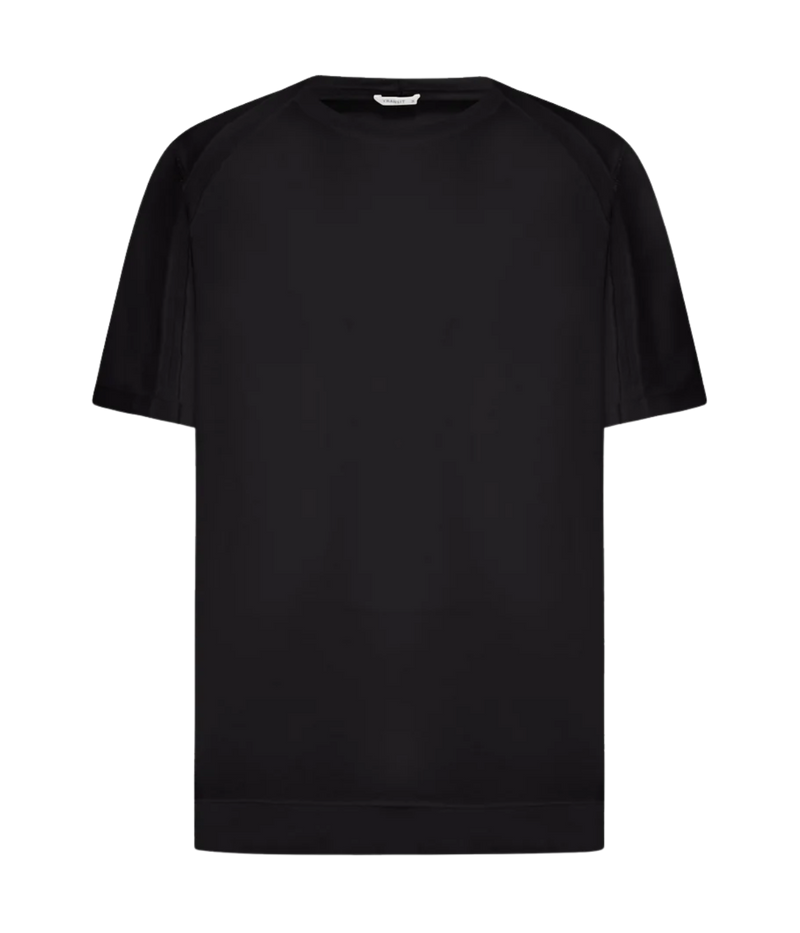 Cotton Linen T-Shirt in Black