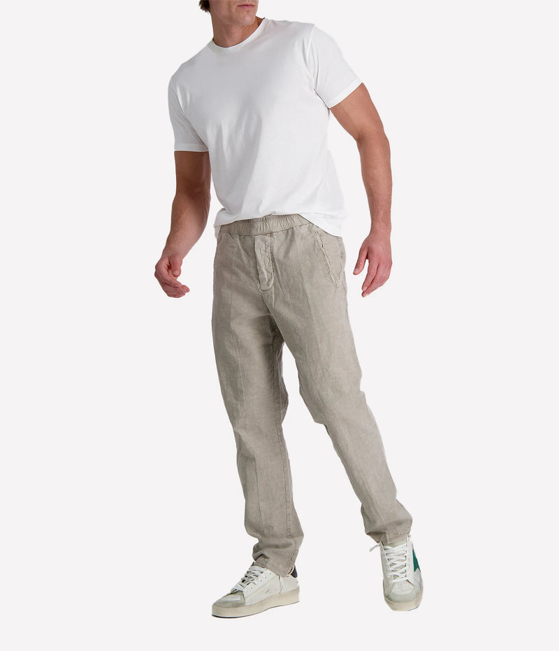 Cotton Hemp Pant in Toast Pigment