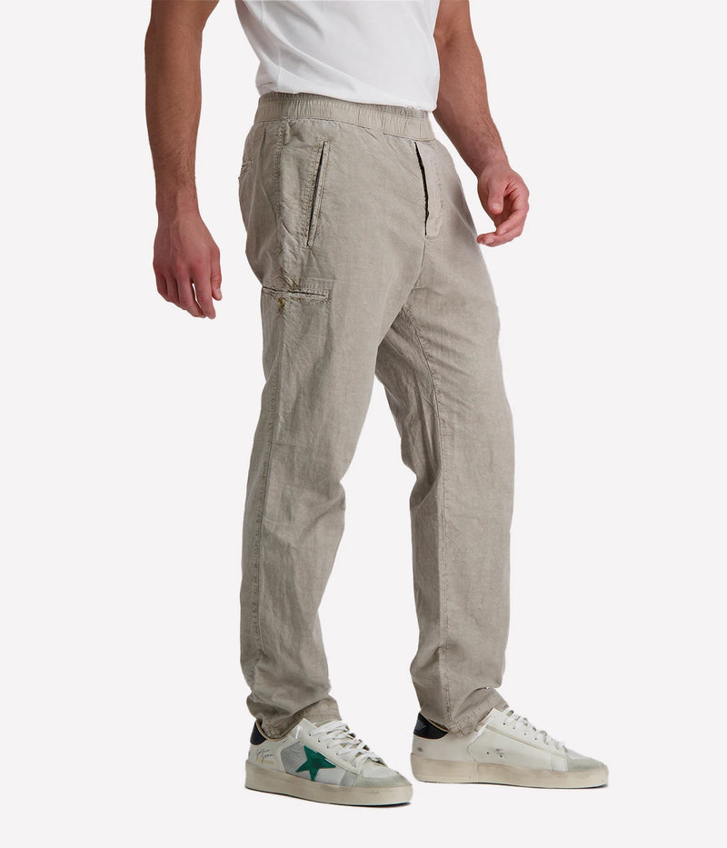 Cotton Hemp Pant in Toast Pigment