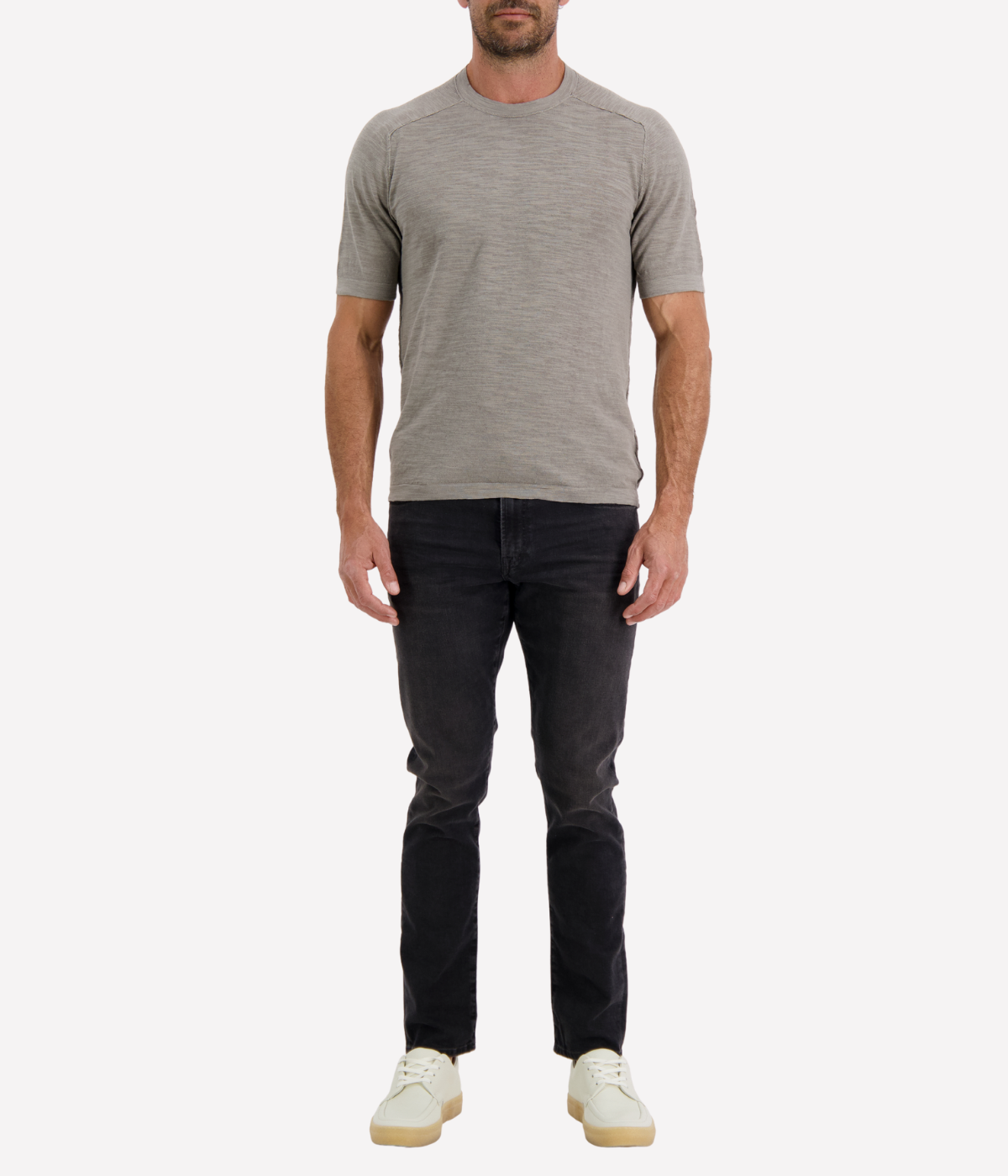 Cotton Linen T-Shirt in Clay