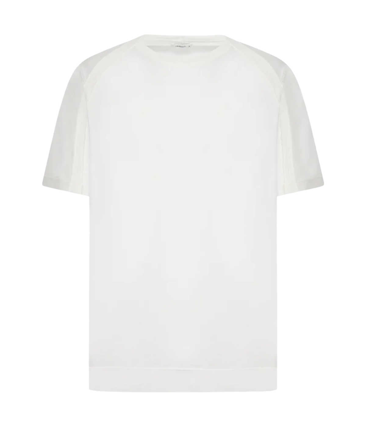 Cotton Linen T-Shirt in Optic White