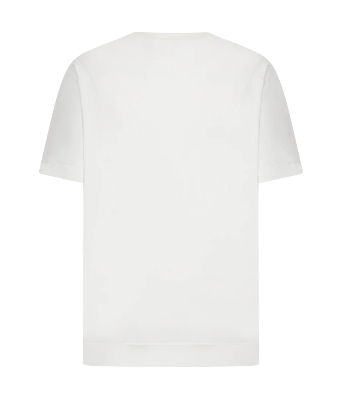 Cotton Linen T-Shirt in Optic White