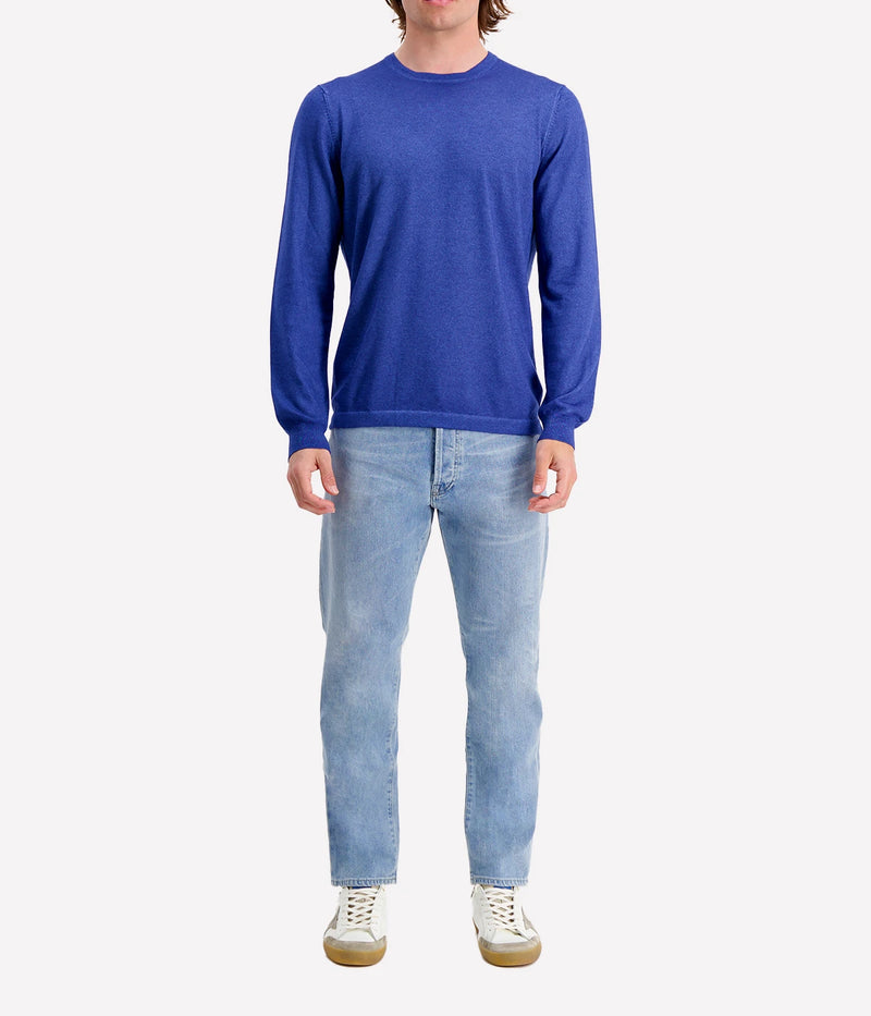 Crew Longsleeve in Blue