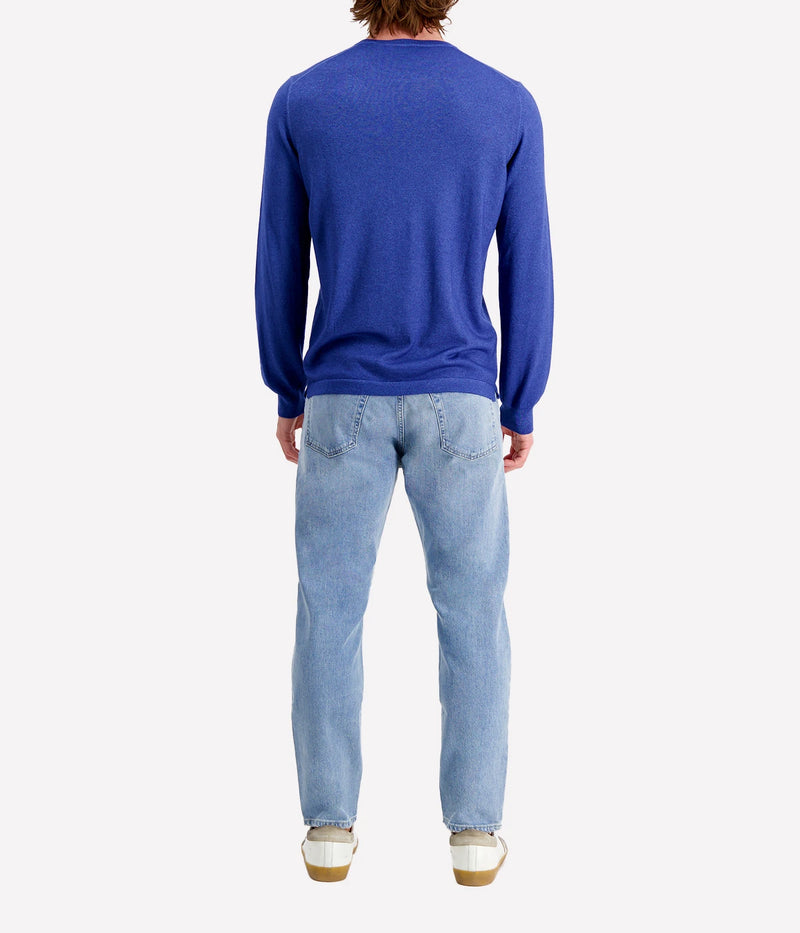 Crew Longsleeve in Blue