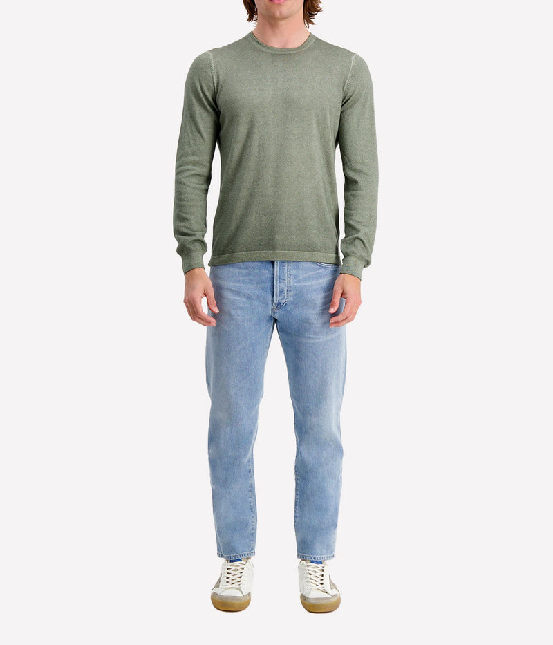Crew Longsleeve in Olive