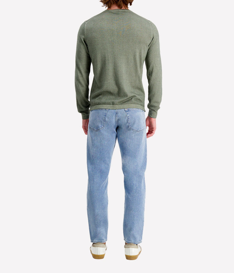 Crew Longsleeve in Olive