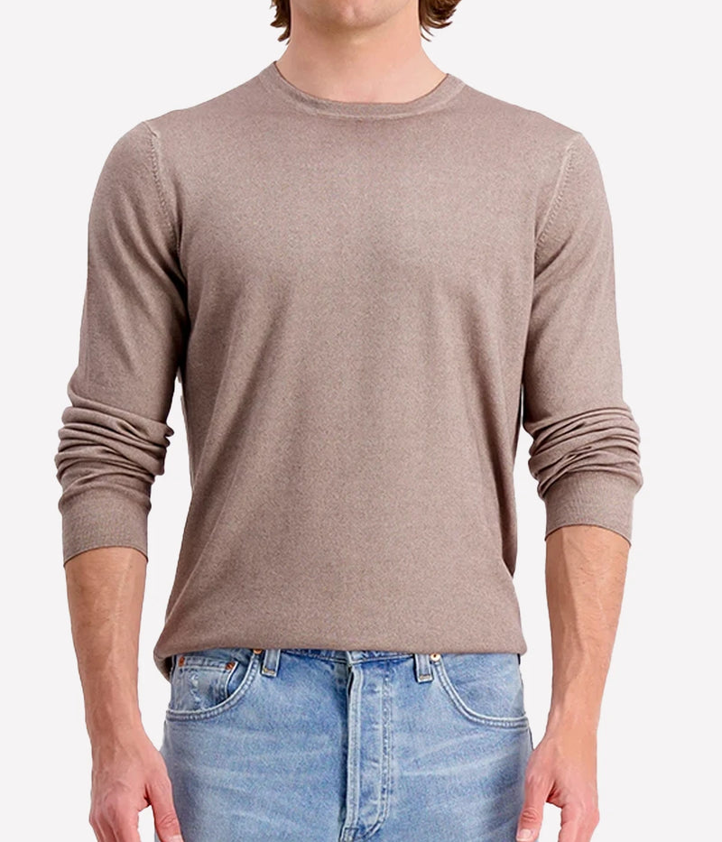 Crew Longsleeve in Tan