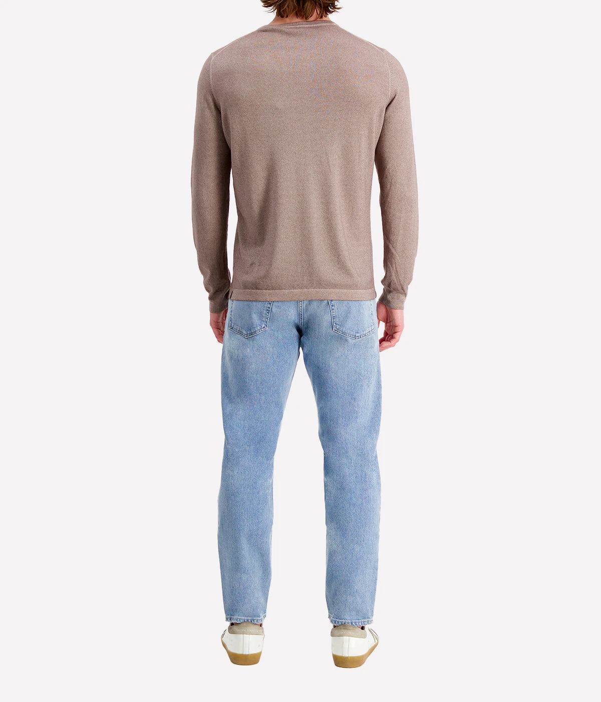 Crew Longsleeve in Tan