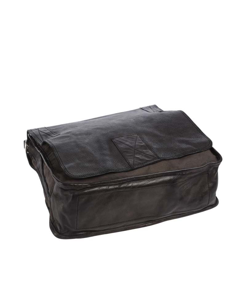 Crossbody Canvas Bag in Grey