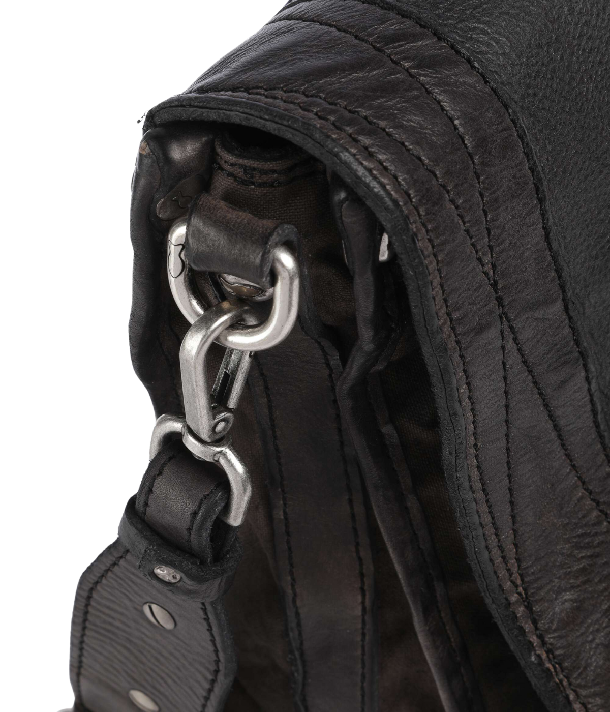 Crossbody Canvas Bag in Grey